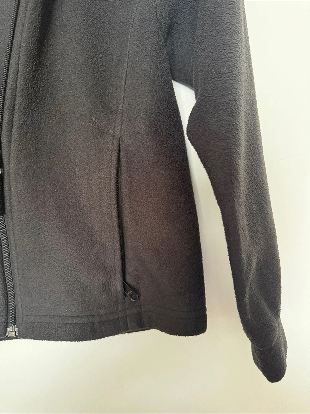 Columbia Youth Black Full-Zip Fleece Jacket